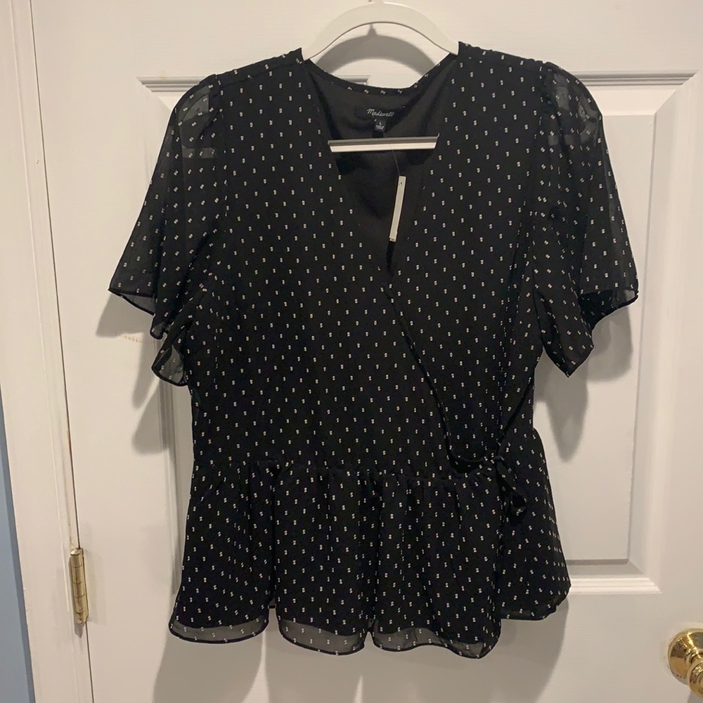 Madewell wrap top